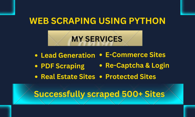 Bestseller - do python web scraping, data mining, data scraping, web scraper