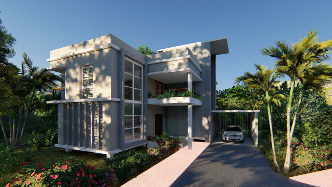 Gig Preview - Do 3d exterior modeling and visualization