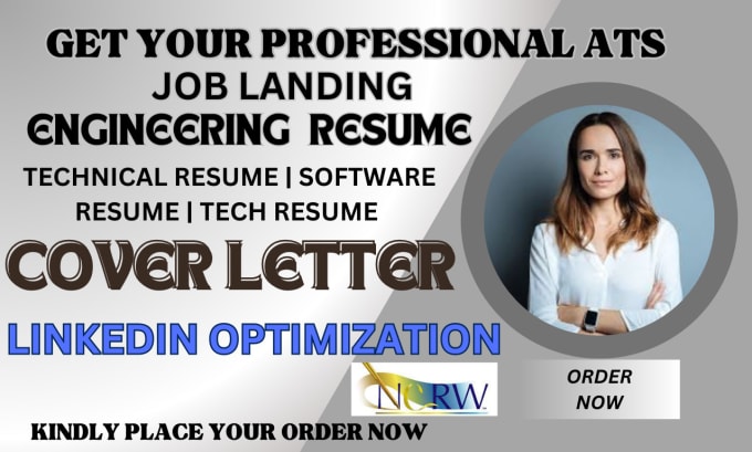 Gig Preview - Create an ats engineering resume, technical resume, software engineer, it resume