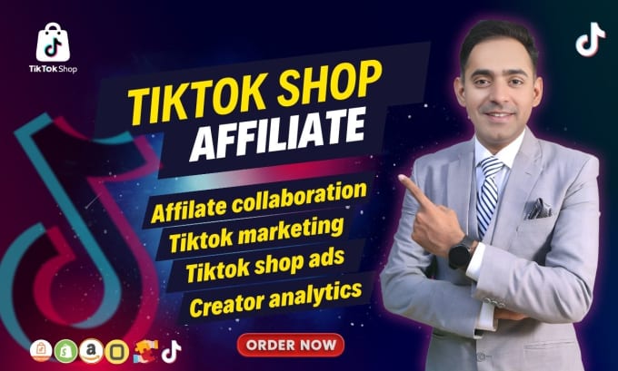 Gig Preview - Find best tiktok shop affiliate and be your shop manager