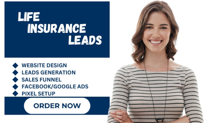 Gig Preview - Life insurance leads insurance leads insurance lead facebook ad google ads video