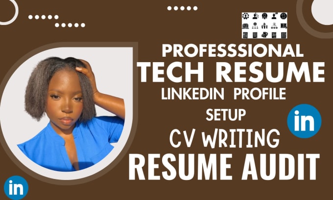 Gig Preview - Write you a professional tech resume for your CV IT and linkedin profile