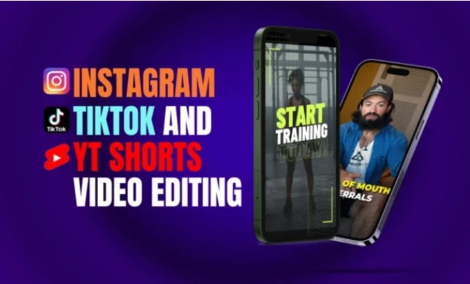 Bestseller - edit your youtube shorts, tiktok, reels within 24 hours