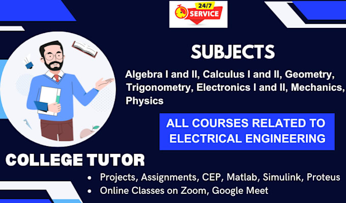 Gig Preview - Provide tutor services in calculus, mechanics and other high school subjects