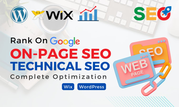 Gig Preview - Do onpage seo, technical optimization to wordpress and wix site