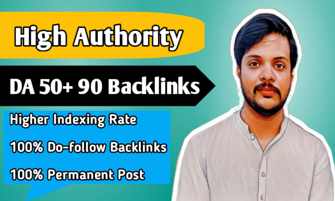 Gig Preview - Publish guest post on high da 50 to 90 dofollow backlinks