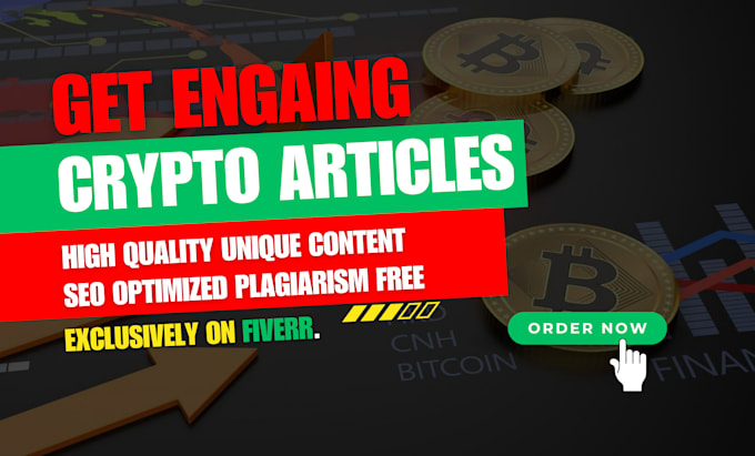 Gig Preview - Write SEO optimized crypto articles, tech, nft, and finance blogs