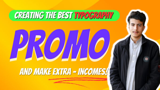 Gig Preview - Create engaging kinetic typography promo videos