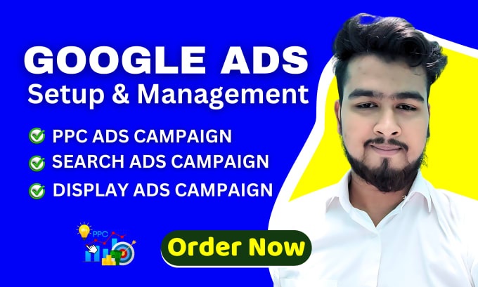 Bestseller - setup and manage your google ads adwords PPC search, display and pmax campaigns