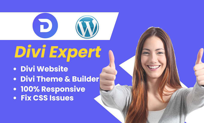 Gig Preview - Be your divi expert for wordpress website using divi theme and divi build