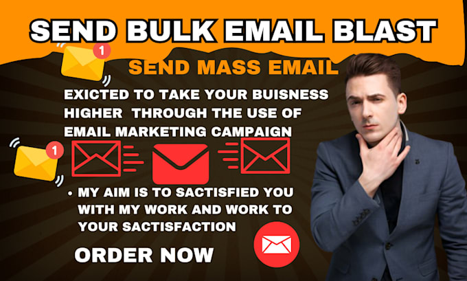 Bestseller - send bulk email, mass email, cold email, mailchimp email marketing