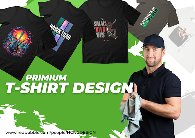 Gig Preview - Design eye catching t shirt designs let your style speak