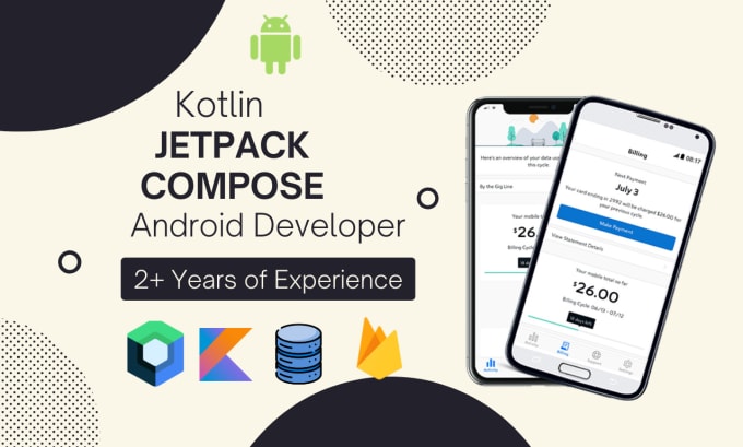 Gig Preview - Your android developer for mobile apps using kotlin jetpack compose