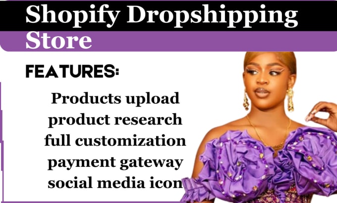 Gig Preview - Build shopify dropshipping store via cj  zendrop aliexpress autods temu dsers