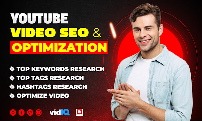 Gig Preview - Do the best youtube video SEO and optimization