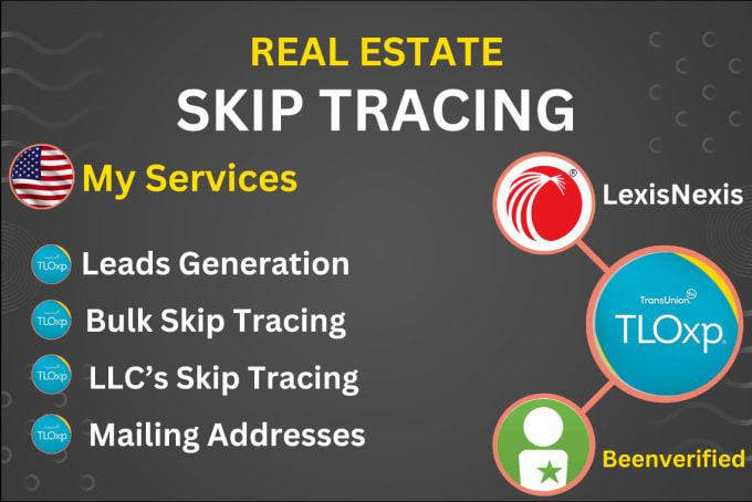 Gig Preview - Do the best skip tracing services for your real estate business