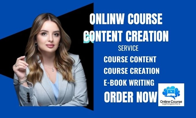 Gig Preview - Create online course content, course creation, ebook writing