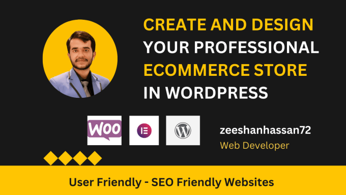 Gig Preview - Create ecommerce website using woocommerce online store