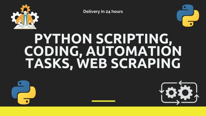 Gig Preview - Python scripting, coding, automation tasks, web scraping, custom discord bot