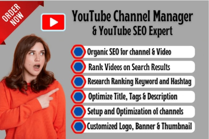 Gig Preview - Be your best youtube video SEO expert optimization and channel growth manager