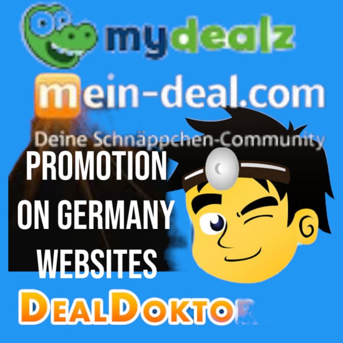 Gig Preview - Post coupon code on german coupon websites, deals, mydealz, meindeal