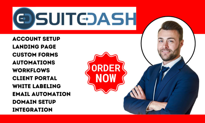 Gig Preview - Setup suitedash client portal automation white label project management workflow