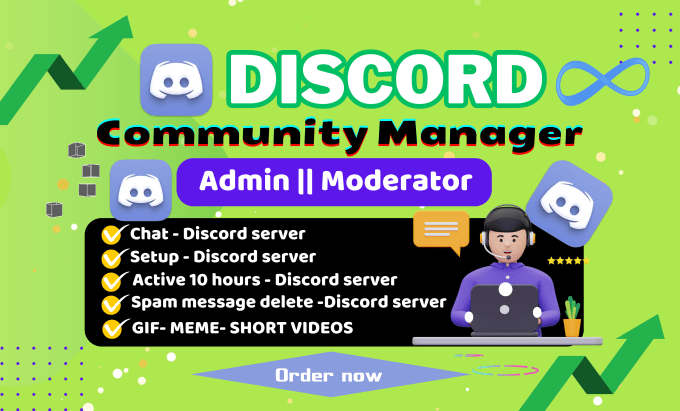 Gig Preview - Be discord mod for your crypto project