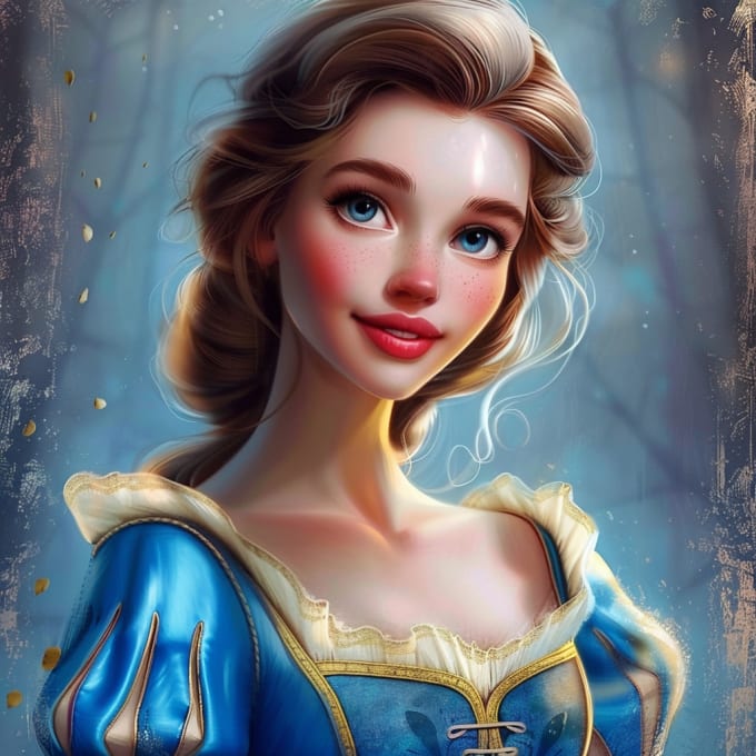 Bestseller - do your portrait illustration in disney style