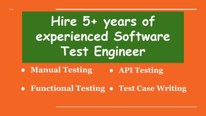 Bestseller - do quick trustworthy, manual, functional and API testing