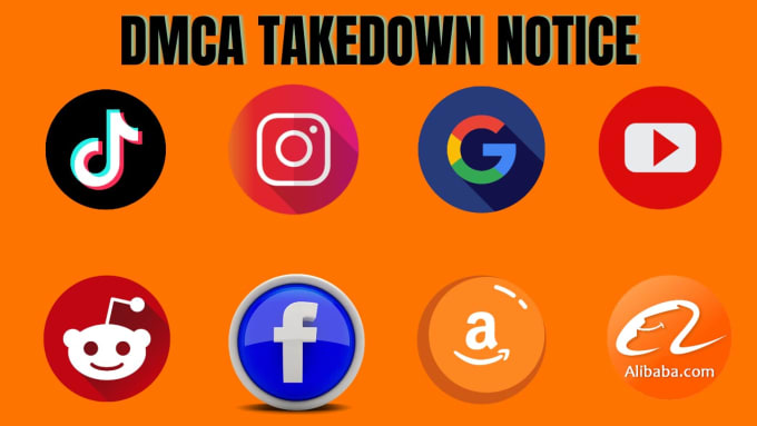 Gig Preview - Takedown harassing defaming report to google,yt,tiktok,fb,ig,reddit,x by dmca