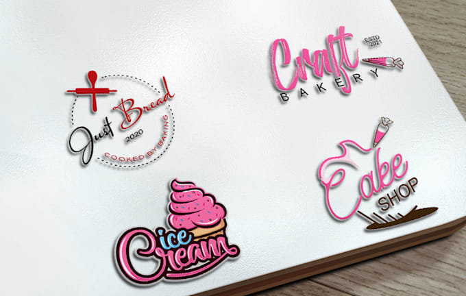 Gig Preview - Design food, bakery, ice cream ,chef, restaurant logo