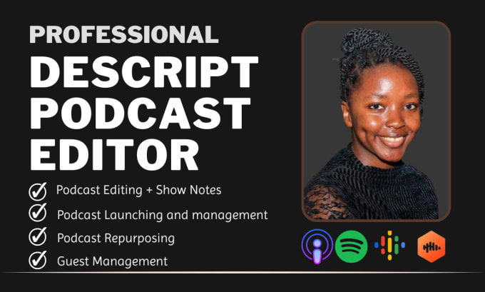 Gig Preview - Edit your podcast in descript or adobe audition