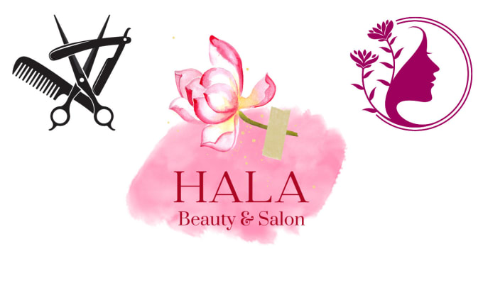 Bestseller - design a custom elegant feminine watercolor logo for you