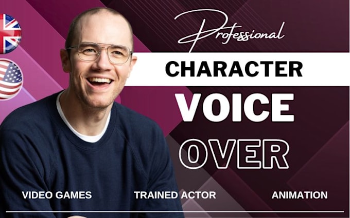 Gig Preview - Record your character voice for videos games and animations