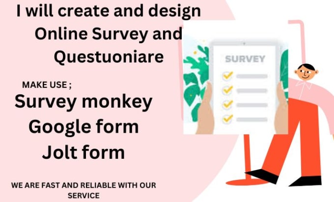 Gig Preview - Create and design quaiity  online survey , questioniare for your business