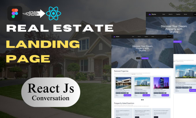 Bestseller - create responsive website using react js and tailwind css