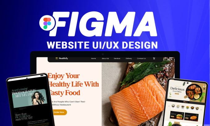 Gig Preview - Do website design figma, figma website design, figma landing page, website UI UX