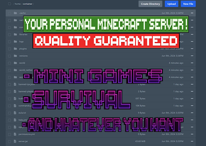 Gig Preview - Setup your personal minecraft server