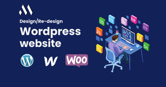 Gig Preview - Design and customize wordpress or webflow website, redesign landing pages