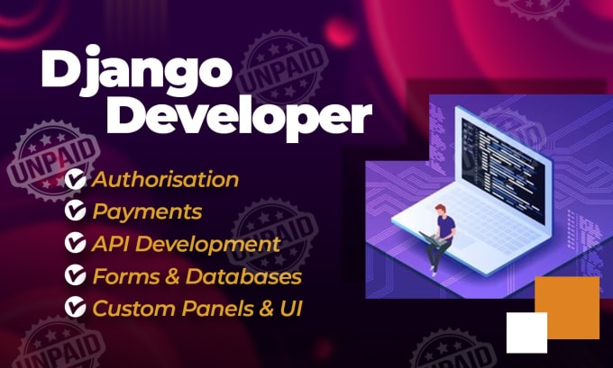 Gig Preview - Develop websites using django, python and javascript