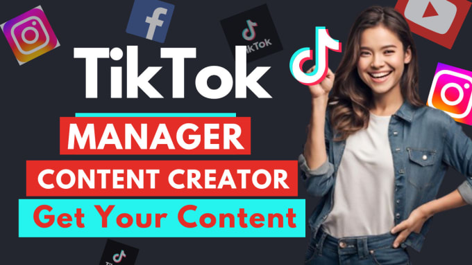 Bestseller - be your tiktok manager and tiktok content creator