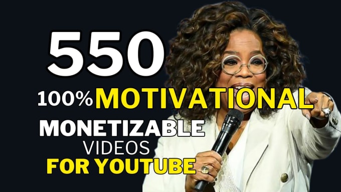 Gig Preview - Create monetizable motivational videos youtube shorts, reels motivational