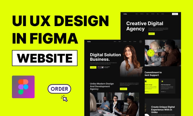 Gig Preview - Do figma landing page and modern website ui ux design