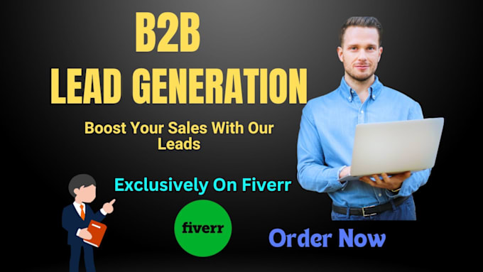 Gig Preview - Do targeted b2b lead generation for any industry,  prospect email list building