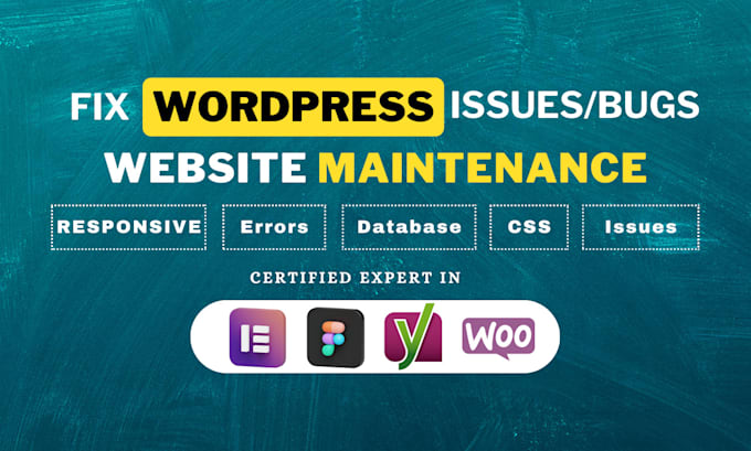 Gig Preview - Fix wordpress website issues bugs errors html css elementor divi backery expert