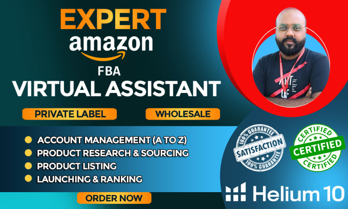 Gig Preview - Be your expert amazon fba virtual assistant, amazon seller account manager