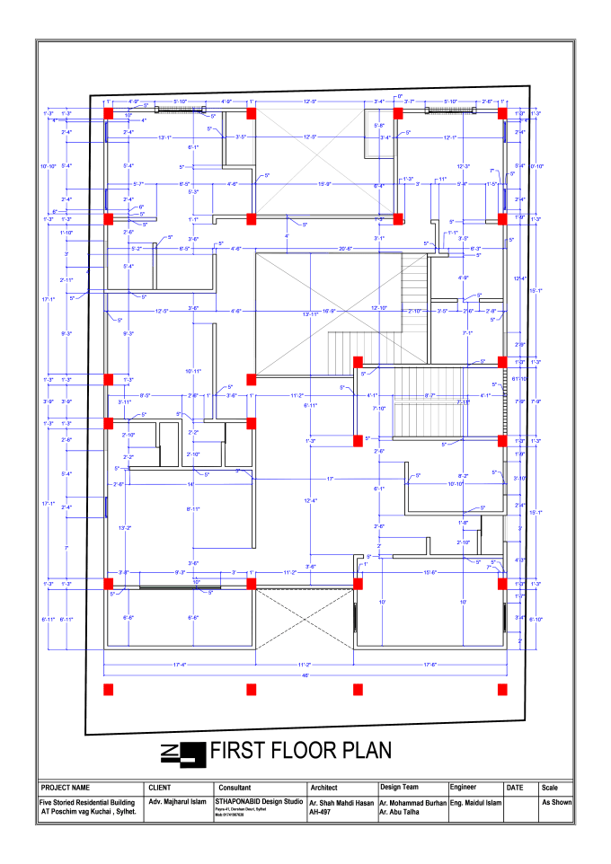 Gig Preview - Be the architect or draftsman to draw your floor plan using autocad