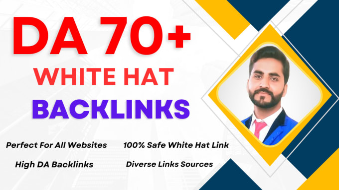 Gig Preview - Create high da white hat SEO backlinks to improve website ranking