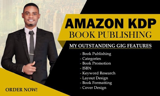 Gig Preview - Do amazon kdp book publishing, book formatting for amazon kdp, amazon kdp