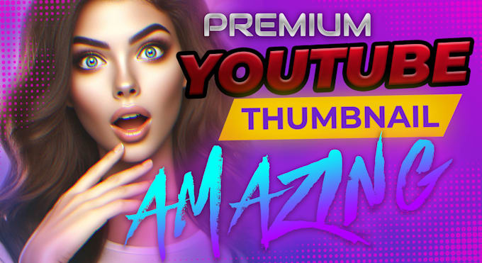 Gig Preview - Do eye catching youtube thumbnail